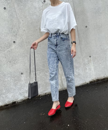 フェイクレザーフラットシューズ(2size）