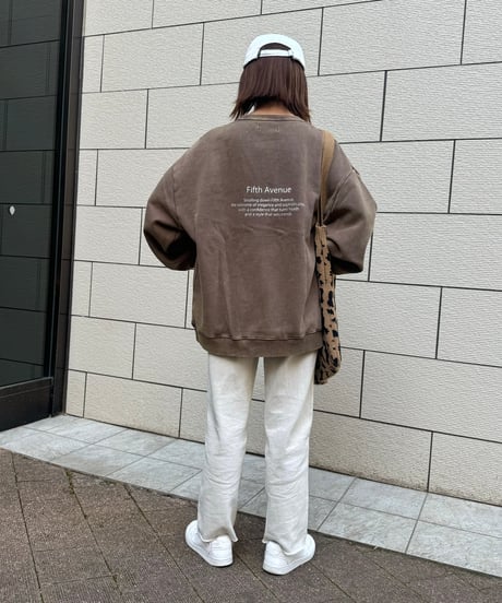 カットオフストレートデニムパンツ(ライトグレー)