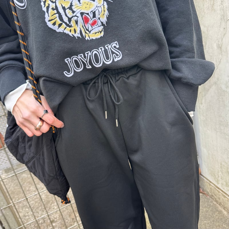 サイド切り替えスウェットパンツ(ブラック) | COPINE