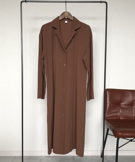 【OUTLET】シンプルロングシャツ