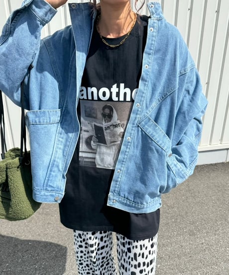 フォトプリントTシャツ(ブラック)