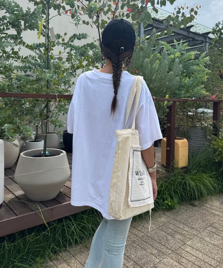 モノクロフォトプリントTシャツ(ホワイト)