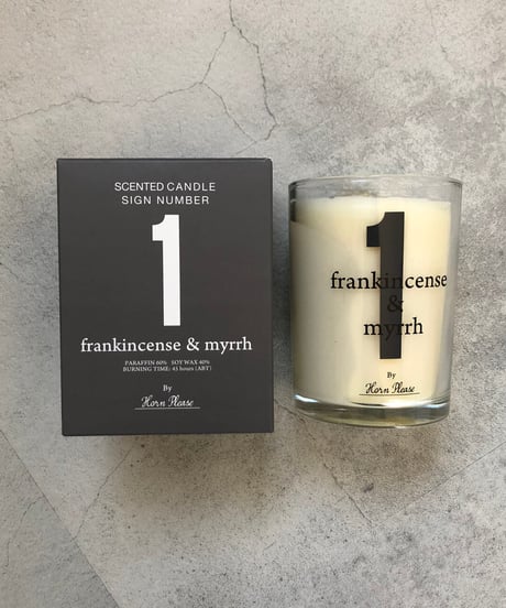 SCENTEDCANDLEサインナンバー(3type)