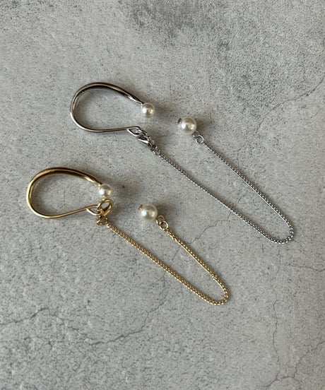 Hang Pearl Earcuff(2color)
