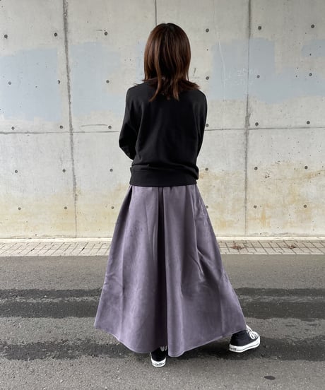 シンプルロングスカート(2color)