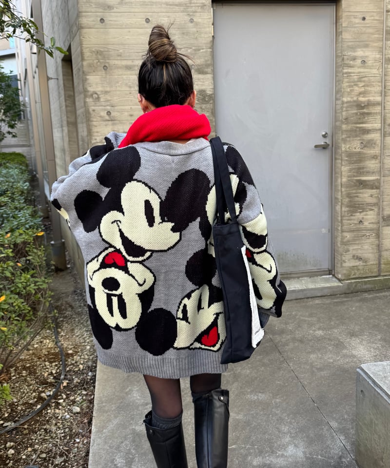 ミッキーマウスニットカーディガン | COPINE
