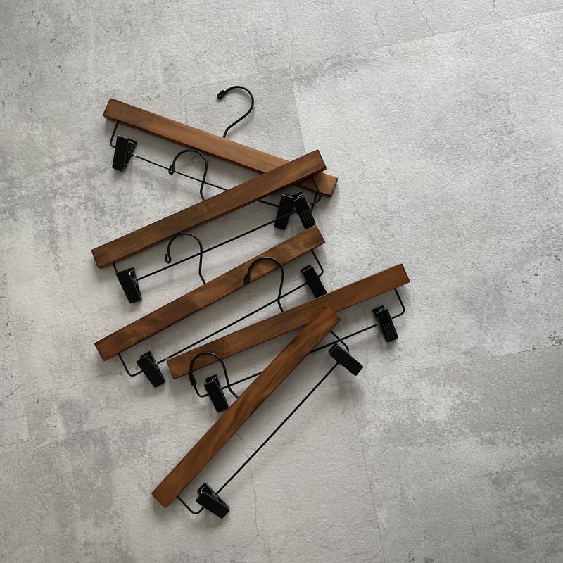 【40本セット】トップスハンガー ボトムウッドハンガー エディーバウアー 40本セット】トップスハンガー ボトムウッドハンガー エディー