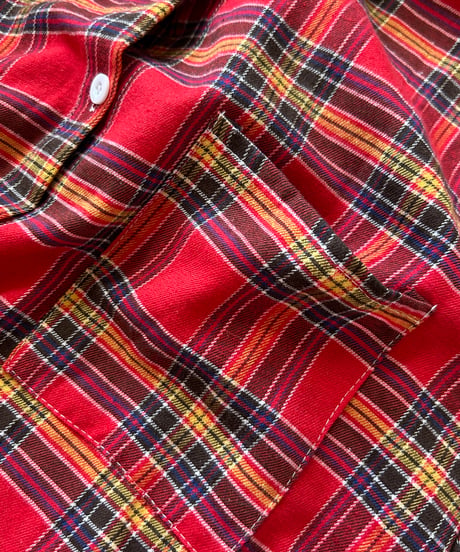 ビッグシルエットチェック柄シャツ