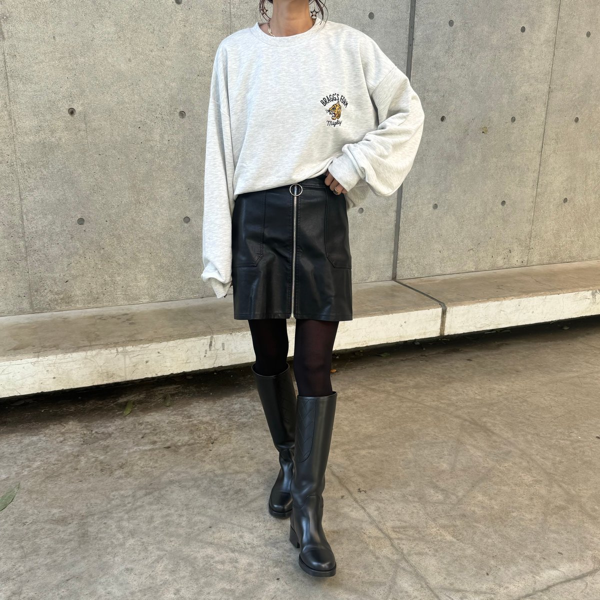 フェイクレザースカート フェイクレザースカート | COPINE