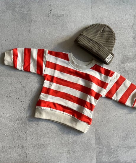 【kids】太ボーダースウェット(3color/3size)