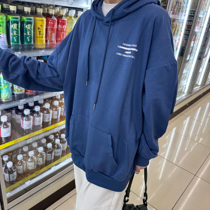 バックプリントパーカー(ネイビー) | COPINE