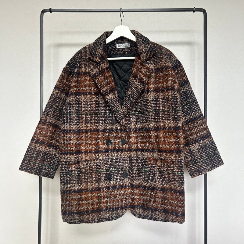 チェック柄ショートコート | COPINE チェック柄ショートコート | COPINE