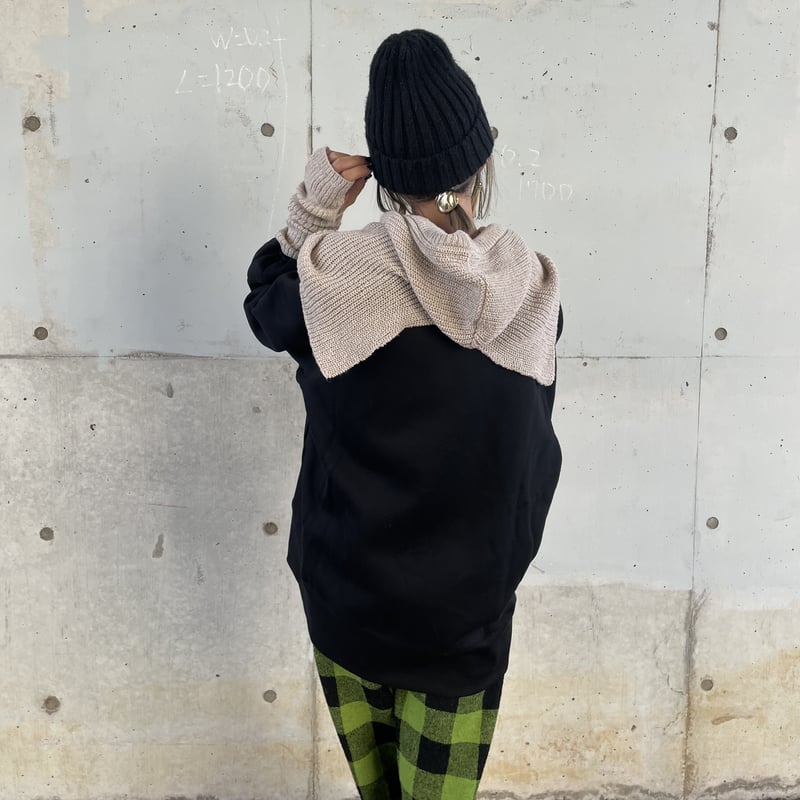 サロンアダムエロペ バラクラバ&アームウォーマーセット ブラウン系