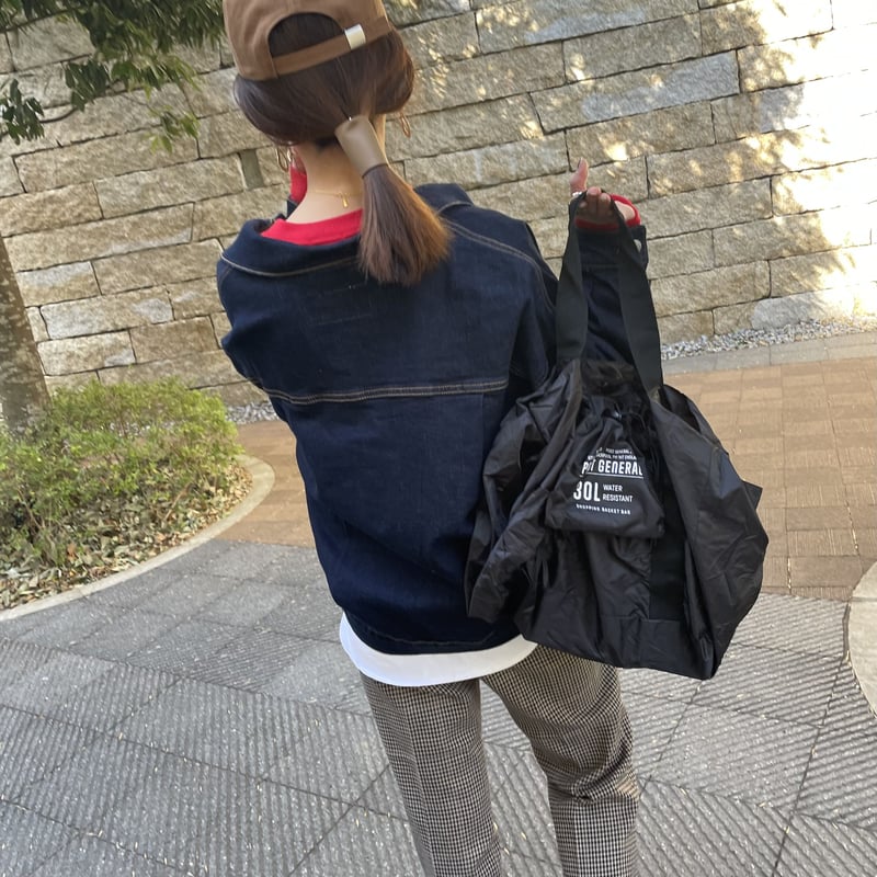 POST GENERALパッカブル ショッピングバスケットバッグ(2color