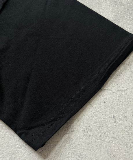 BACKコットンtシャツ(ブラック)