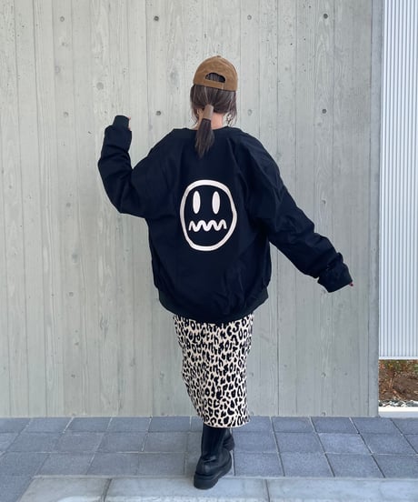 【men's/lady’s】ユニセックス！リバーシブルニコちゃんMA–1(2color/5size)