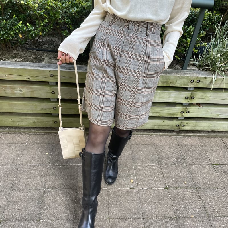 FR2golf チェック柄パンツ、ハーフパンツ2点セット