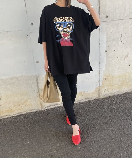 フェイクレザーフラットシューズ(2size）