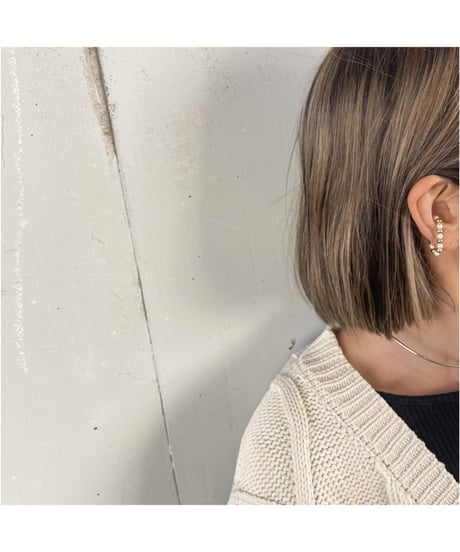 Pearl×Ball Earcuff