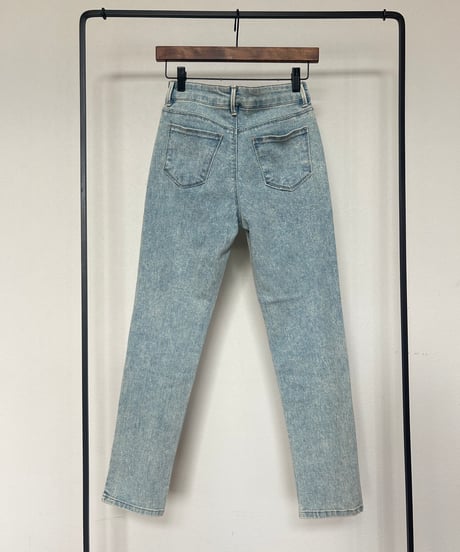 ストレッチスキニーデニム(ケミカルウォッシュ・2size)