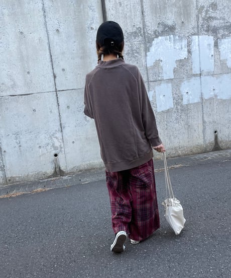 ヴィンテージ加工スウェットトップス