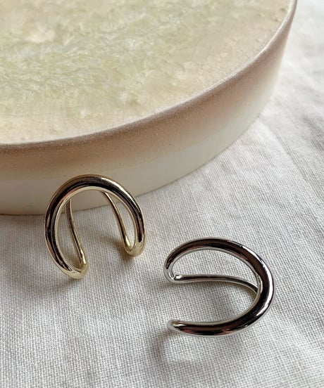 OVAL LINE EARCUFF(2color)