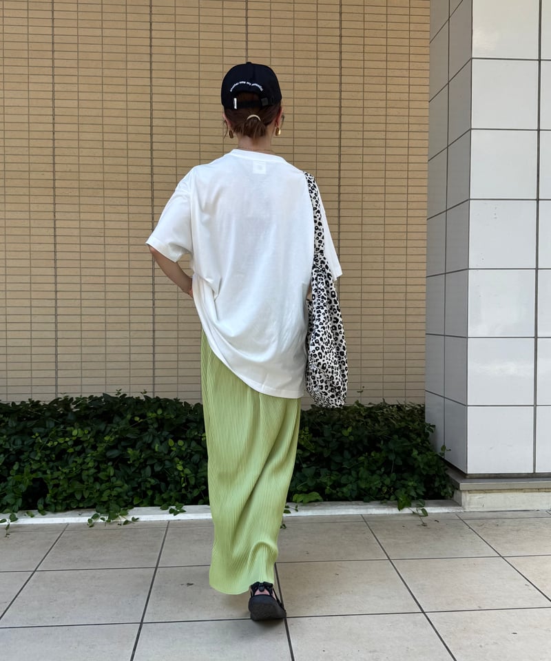 カラープリーツスカート(ライトグリーン) | COPINE