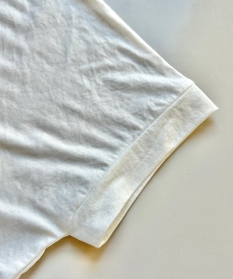 接触冷感バックロングTシャツ(ホワイト)