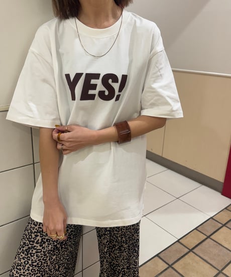 YESヘビーコットンtシャツ(ホワイト)