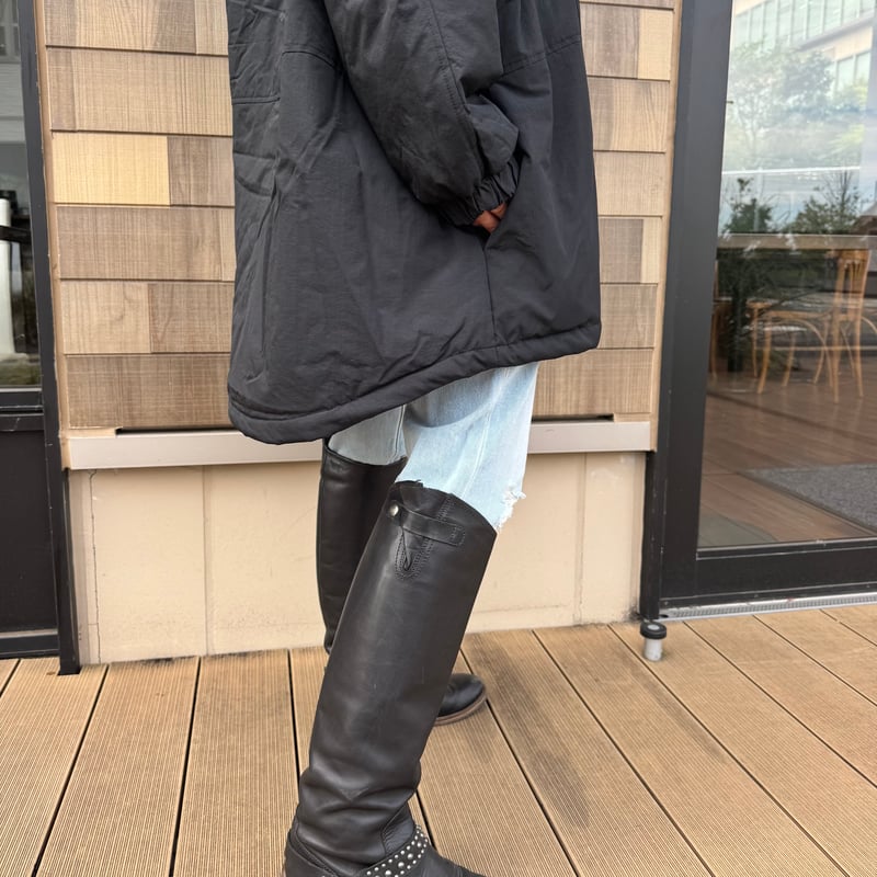 cop. copine ブラック 中綿ジャケット レディース メンズ ルーズ