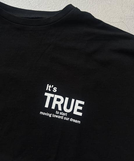 バックプリントビッグtシャツ (ブラック)