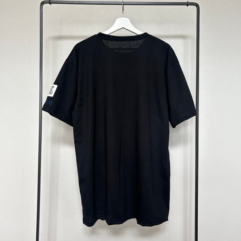 刺繍ロゴダメージビッグTシャツ(ブラック) | COPINE 刺繍ロゴダメージビッグTシャツ(ブラック) | COPINE