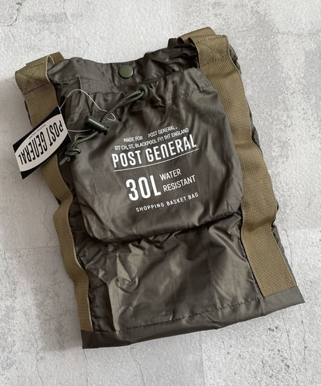 POST GENERALパッカブル ショッピングバスケットバッグ(2color)