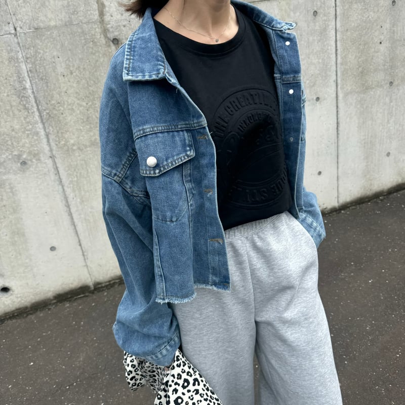 カットオフデニムショートジャケット | COPINE