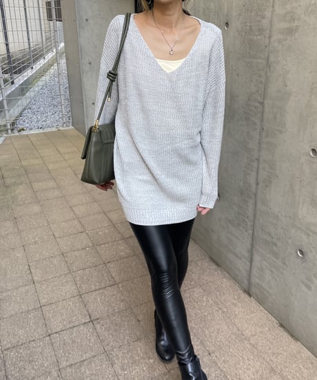 フェイクレザーレギンス（2size）