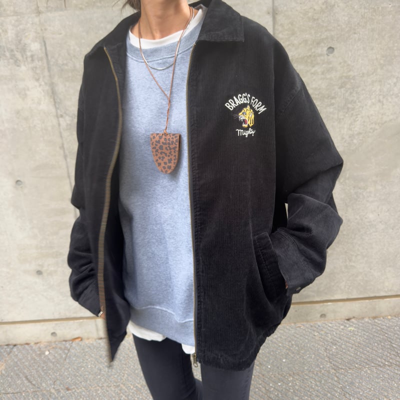  犬の刺繍付きコーデュロイジャケット TIGER刺繍コーデュロイジャケット | COPINE