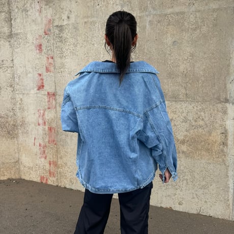 オーバーサイズデニムジャケット
