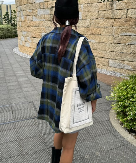 ロゴフリンジキャンバストート(キナリ)