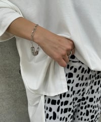 リングモチーフチェーンブレスレット