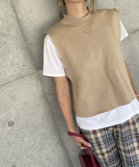 ダブルリングゴールドネックレス