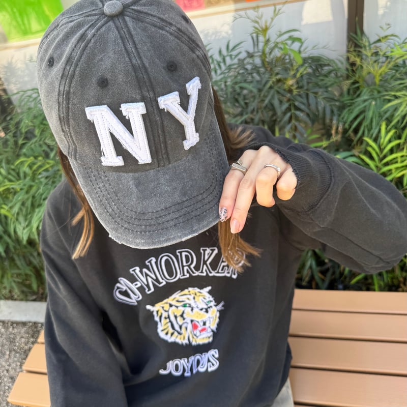 NY刺繍ダメージキャップ(4color) | COPINE