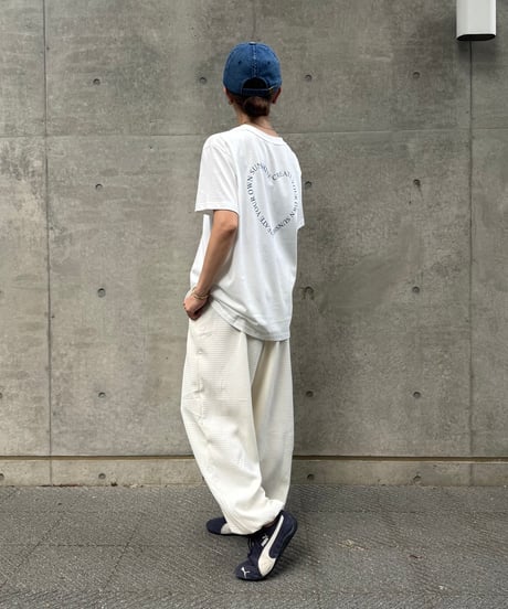 ロゴハートバックプリントTシャツ(ブルー)