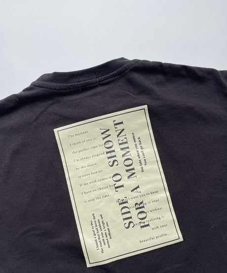 【kids】バックプリントブラックtシャツ(110〜150)