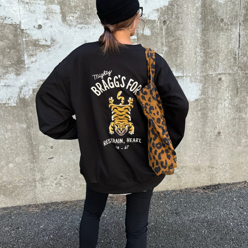 フロントバックTIGER刺繍スウェット | COPINE