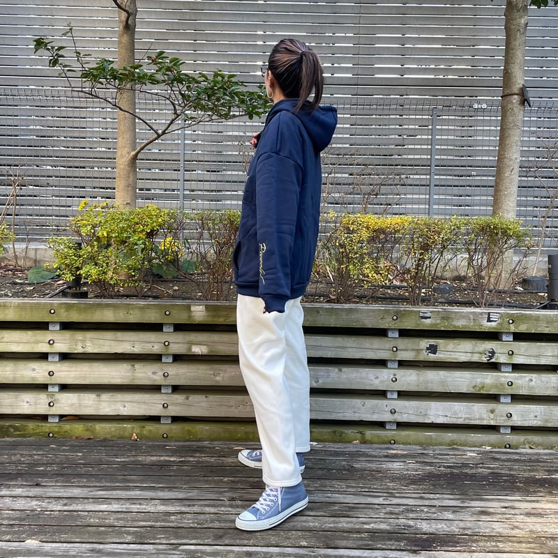 パーリーゲイツ　パーカー　紺　濃紺　ネイビー　4 裏起毛　色褪せ無し パーリーゲイツ パーカー 紺 濃紺 ネイビー 4 裏起毛 色褪せ無し 楽天