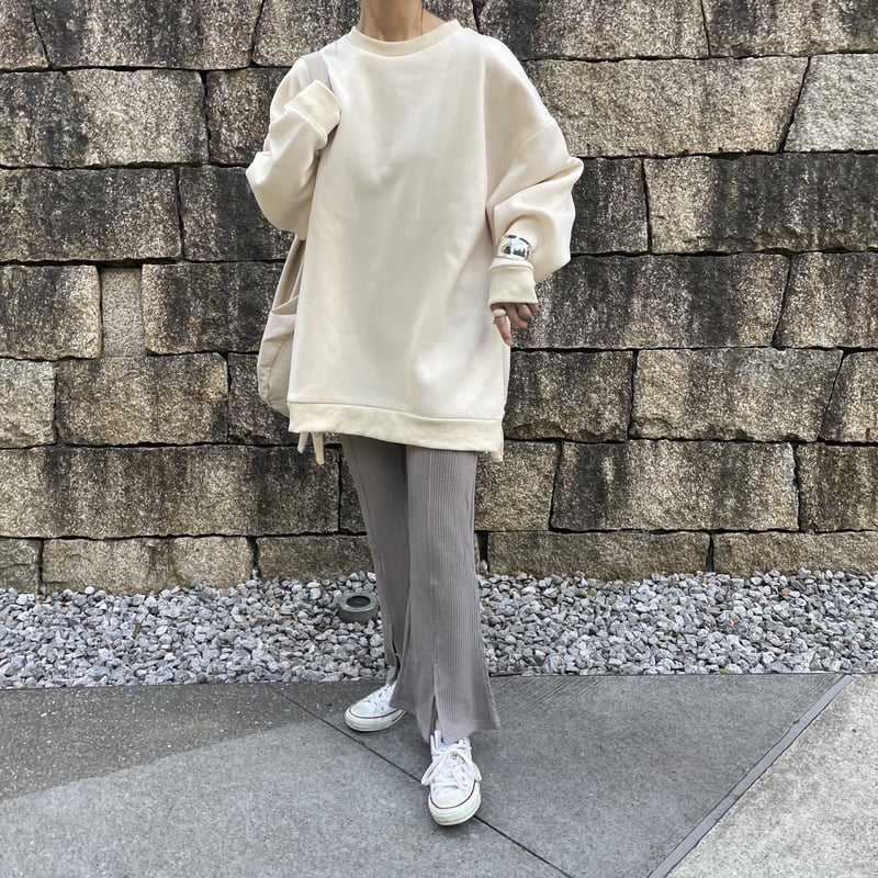 G.O.A ベージュ フレアパンツ 楽天市場】【OUTLET SALE】パンツ《ワッフルカラーフレアパンツ