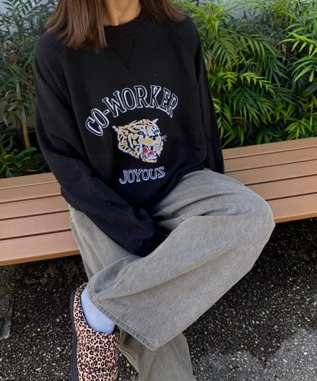 フロントバックTIGERフロッキースウェット