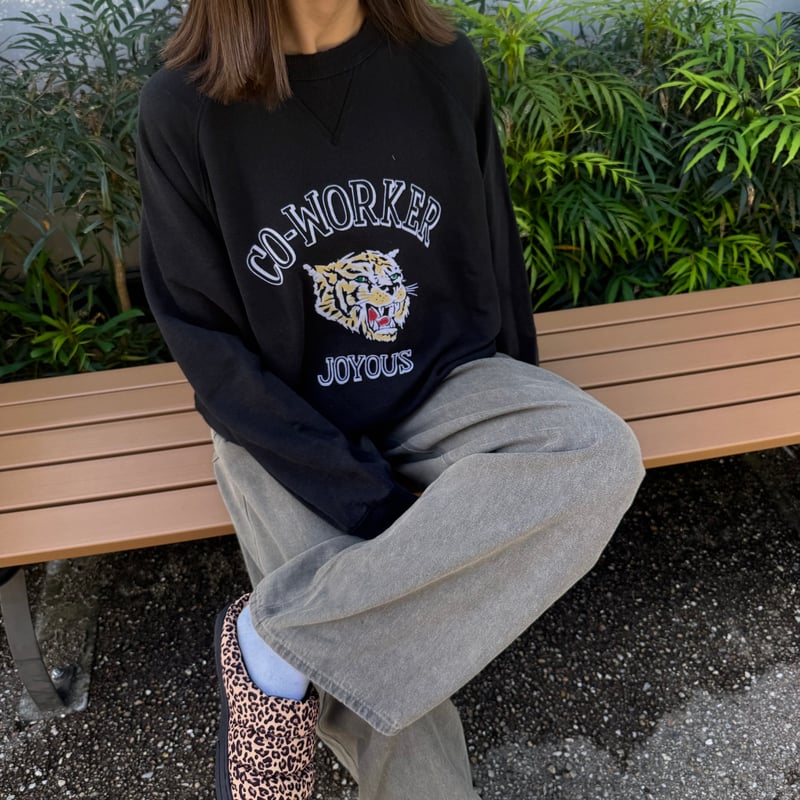 フロントバックTIGERフロッキースウェット | COPINE