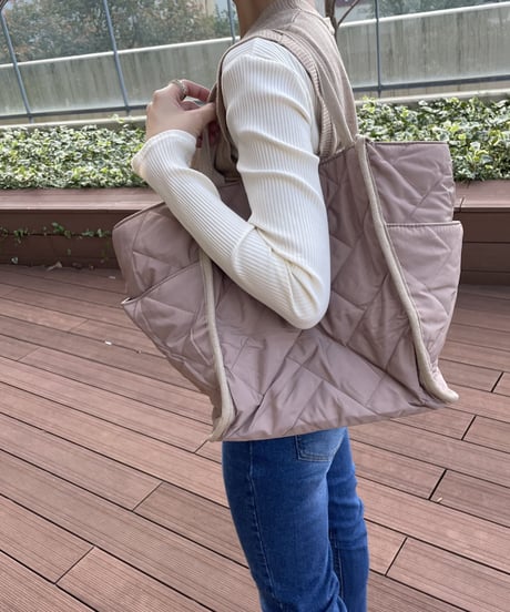 キルティング2WAYトートバッグ(3color)