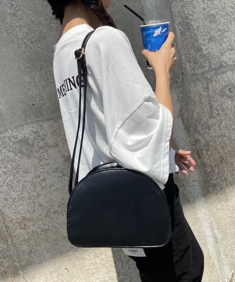 ハーフムーンショルダーバッグ(3color）